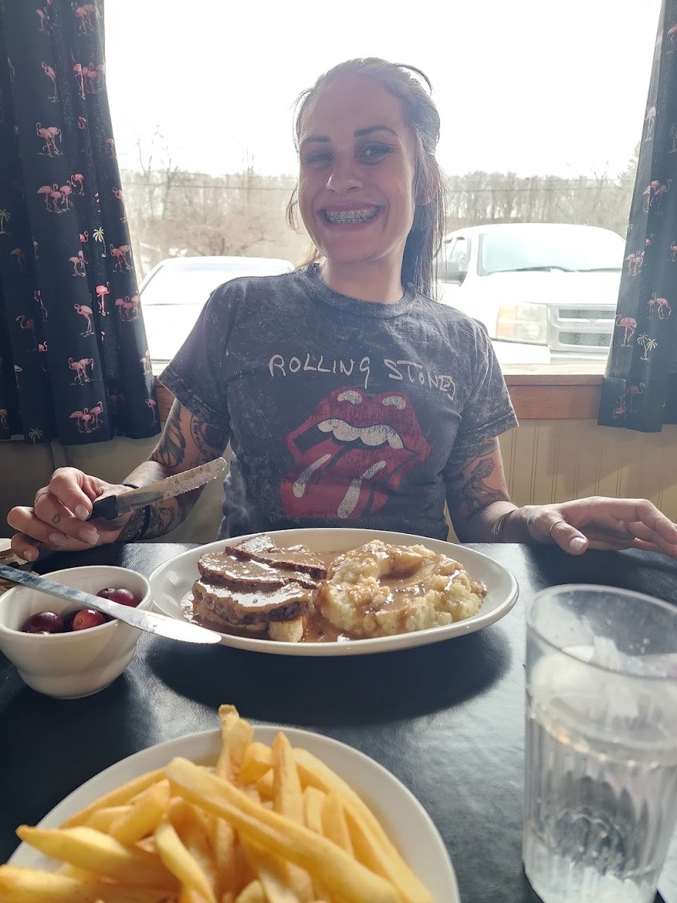 Open Meatloaf Sandwich